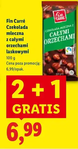Lidl Czekolada Fin Carre oferta