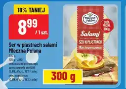 Polomarket Ser w plastrach salami Mleczna Polana oferta