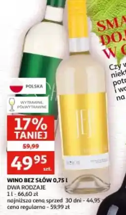 Auchan Wino Bez Słów oferta