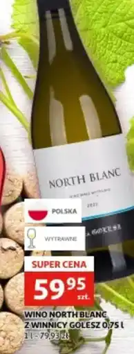 Auchan Wino North Blanc z Winnicy Golesz oferta