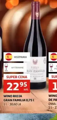 Auchan Wino Rioja Gran Familia oferta