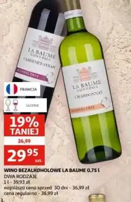 Auchan Wino bezalkoholowe La Baume oferta