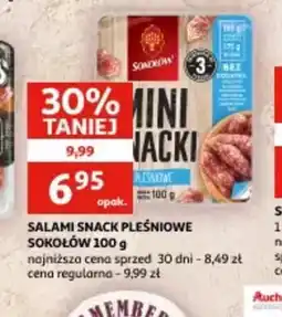 Auchan Salami Snack Pleśniowe Sokołów oferta