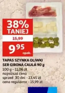 Auchan Tapas szynka oliwki ser Girona Caula oferta