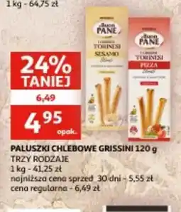 Auchan Paluszki chlebowe Grissini oferta