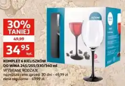 Auchan Komplet 6 kieliszków do wina oferta