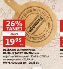 Auchan Deska do serwowania Bambus Tasty oferta