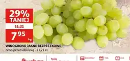Auchan Winogrono jasne bezpestkowe oferta
