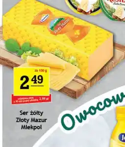 Gram Market Ser żółty Złoty Mazur Mlekpol oferta