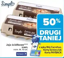 Carrefour Jaja ściółkowe SIMPL oferta