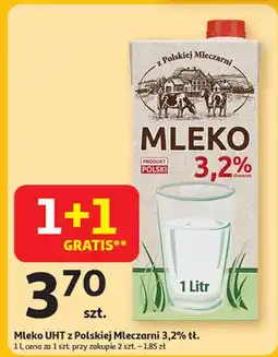 Auchan Mleko 3.2 % Mlekovita Z Polskiej Mleczarni oferta