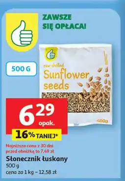 Auchan Słonecznik łuskany Podniesiony Kciuk oferta