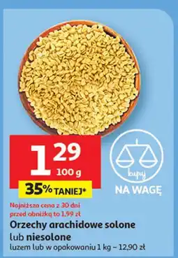 Auchan Orzechy arachidowe niesolone oferta
