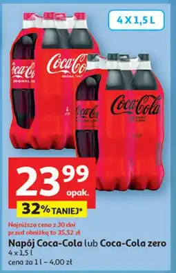 Auchan Napój Coca-Cola Zero oferta