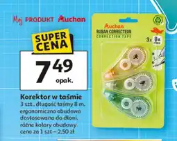 Auchan Korektory w taśmie mini Auchan oferta