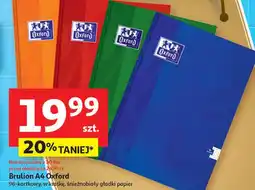 Auchan Brulion a4+/96 kartek kratka Oxford oferta