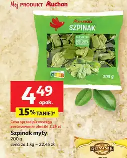 Auchan Szpinak Auchan oferta