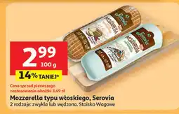 Auchan Ser mozzarella typu włoskiego Serovia oferta