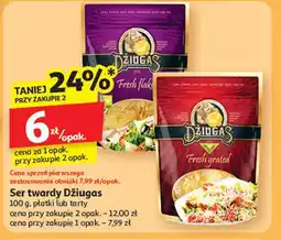 Auchan Ser dojrzewający tarty twardy Dziugas oferta