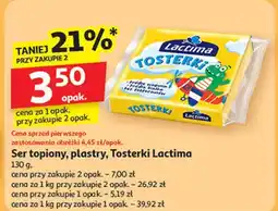 Auchan Ser topiony tosterki Lactima oferta