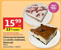 Auchan Ciasto porzeczkowiec Gmurczyk oferta