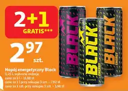 Auchan Napój energetyczny mango Black Energy oferta