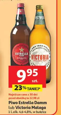 Auchan Piwo Victoria Malaga oferta