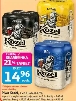 Auchan Piwo Kozel Cerny oferta