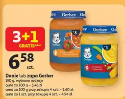 Auchan Zupka pomidorowa z ryżem i indykiem Gerber oferta