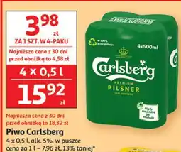 Auchan Piwo Carlsberg oferta