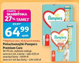 Auchan Pieluchomajtki rozm. 3 Pampers Premium Care Pants oferta