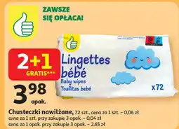 Auchan Chusteczki nawilżane Podniesiony Kciuk oferta