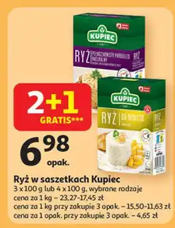 Auchan Ryż pełnoziarnisty parboiled Kupiec oferta
