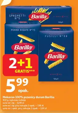 Auchan Makaron rurki Barilla oferta