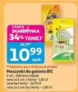 Auchan Maszynka do golenia Bic 3 Sensitive oferta