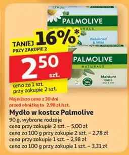 Auchan Mydło moisture care Palmolive Naturals oferta