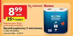 Auchan Ręcznik papierowy Auchan oferta
