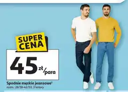 Auchan Spodnie jeansowe męskie rozm. 28/38 - 42/52 Inextenso By Auchan oferta