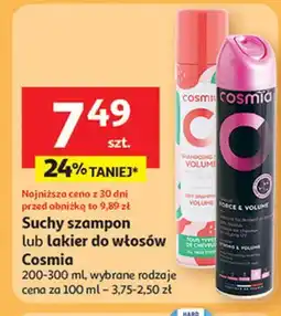 Auchan Lakier do włosów siła i objętość Cosmia oferta