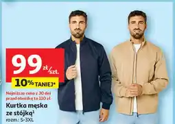 Auchan Kurtka męska ze stójką Inextenso By Auchan oferta