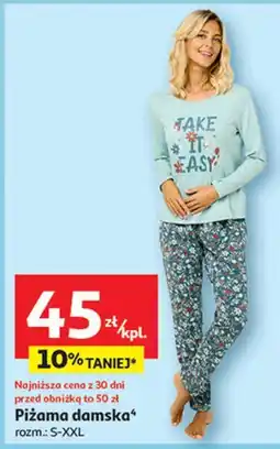 Auchan Piżama damska s-xxl oferta