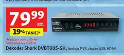 Auchan Dekoder dvbt005-sh Shark oferta