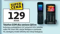 Auchan Telefon dla seniora z klapką 2.4 Qilive oferta