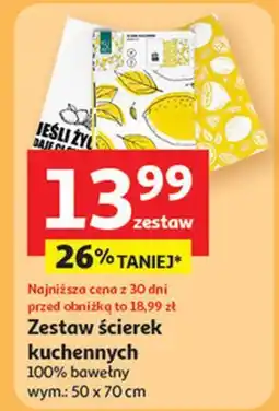 Auchan Ścierka kuchenna 50 x 70 cm oferta