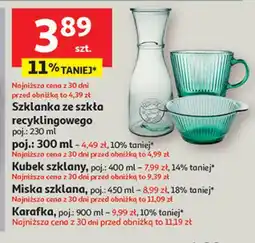 Auchan Karafka ze szkła recyklingowego 900 ml oferta