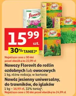 Auchan Nawóz jesienny do iglaków Florovit oferta