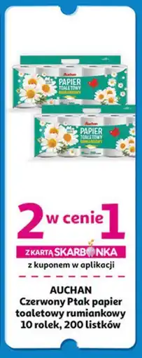 Auchan Papier toaletowy rumiankowy Auchan oferta