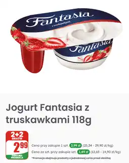 Dino Jogurt Fantasia z truskawkami 118g (2+2) oferta