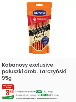 Dino Kabanosy exclusive paluszki drob. Tarczyński 95g x2 oferta