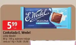 E.Leclerc Czekolada klasyczna mleczna E. Wedel oferta